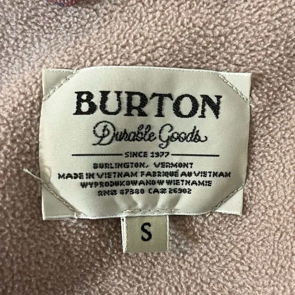 Burton Shawmut Purple Fleece Jacket‎